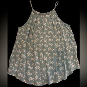 Gap- Light Blue/Teal Floral Camisole